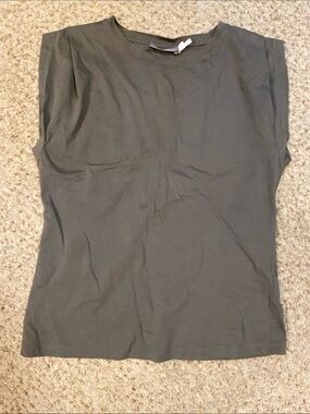 Sleeveless Olive Green Tank Top - Classic Women's Layering Tee